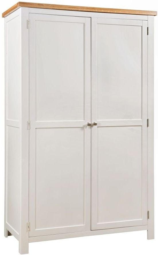 Dorset Ivory Painted 2 Door Hanging Wardrobe