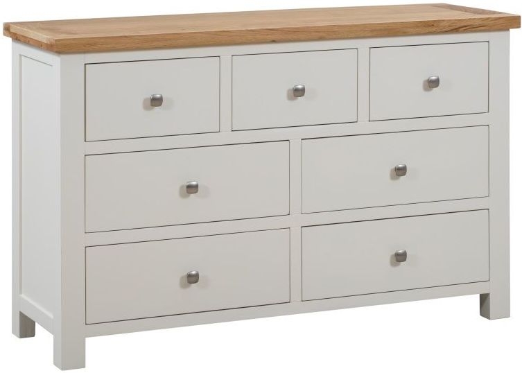 Dorset Ivory Painted 3 Over 4 Drawer Chest