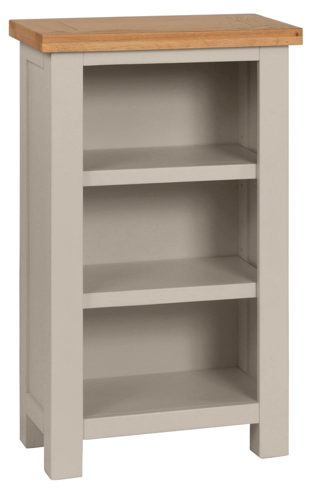 Dorset Moon Grey Painted Bookcase