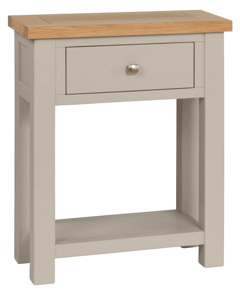 Dorset Moon Grey Painted Small Console Table