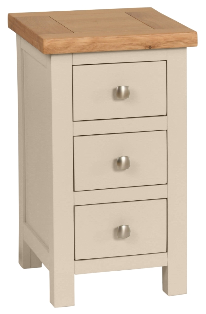 Dorset Old Lace Painted Compact Bedside Cabinet