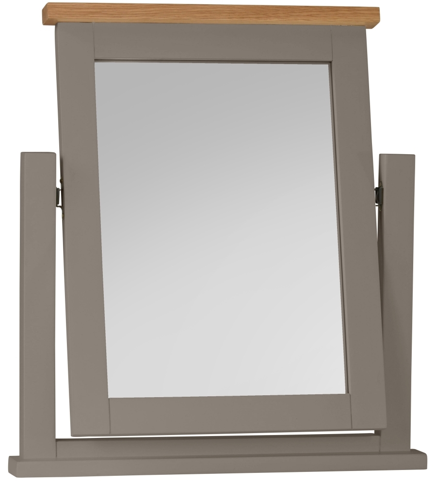 Dorset Slate Painted Vanity Mirror