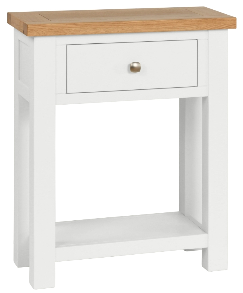 Dorset White Painted Small Console Table