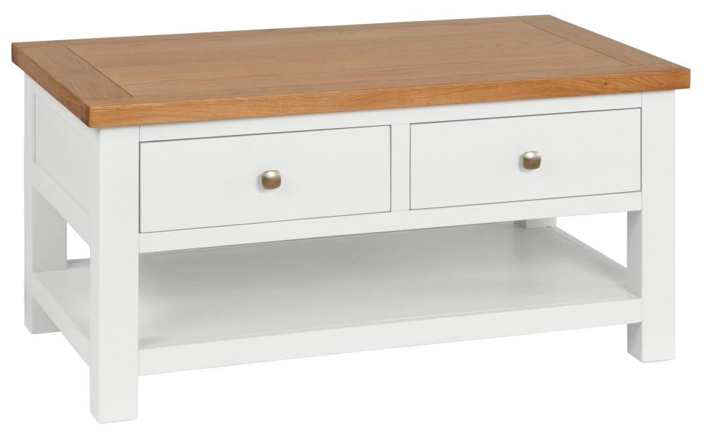 Dorset White Painted Storage Coffee Table