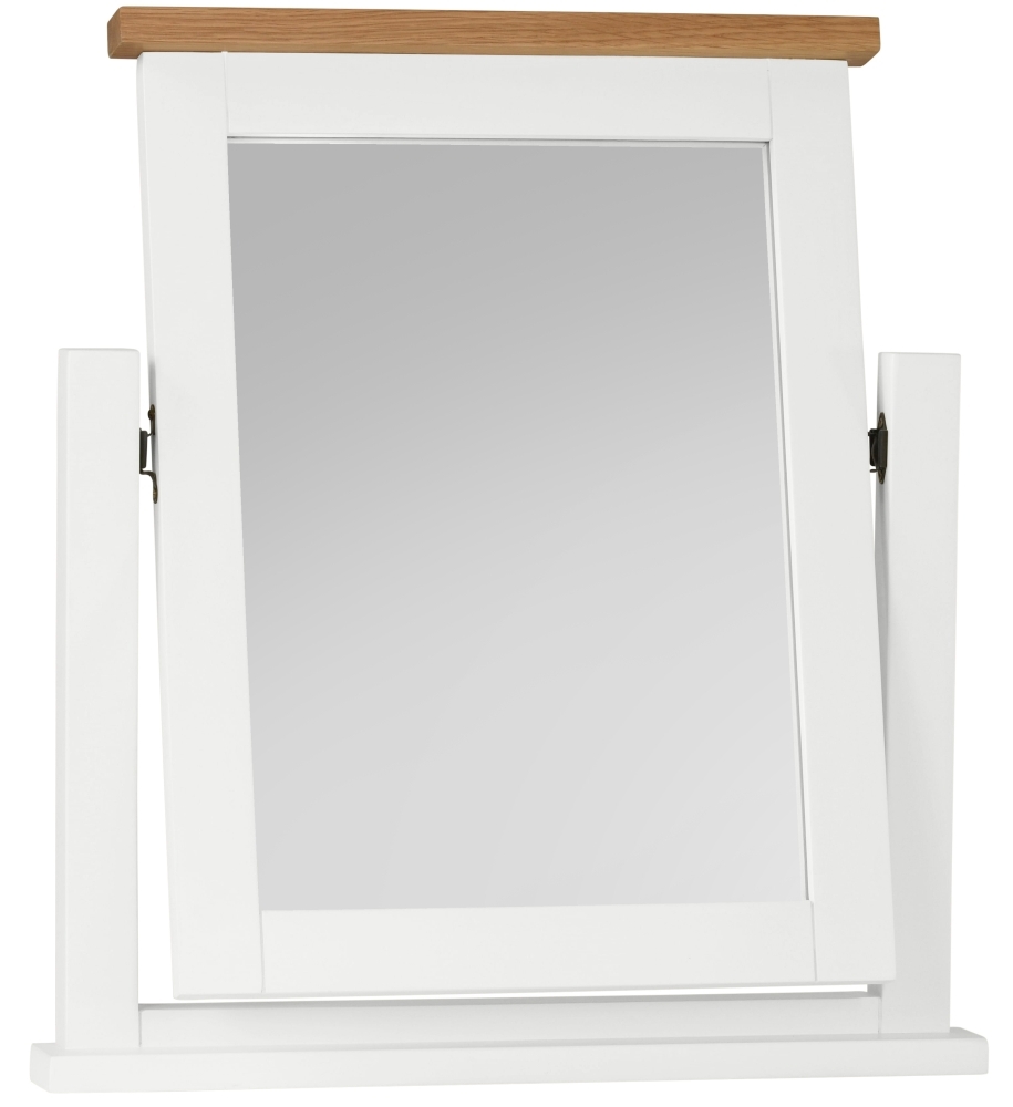 Dorset White Painted Vanity Mirror