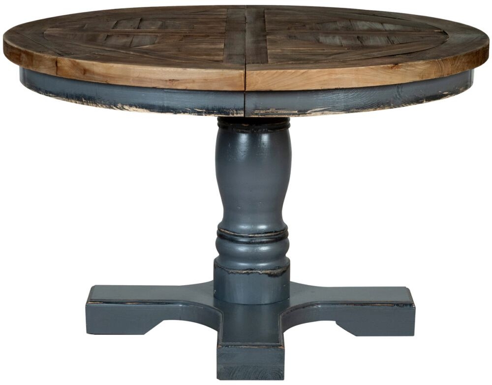 Henley Dove Grey Painted 120cm160cm Round Extending Dining Table