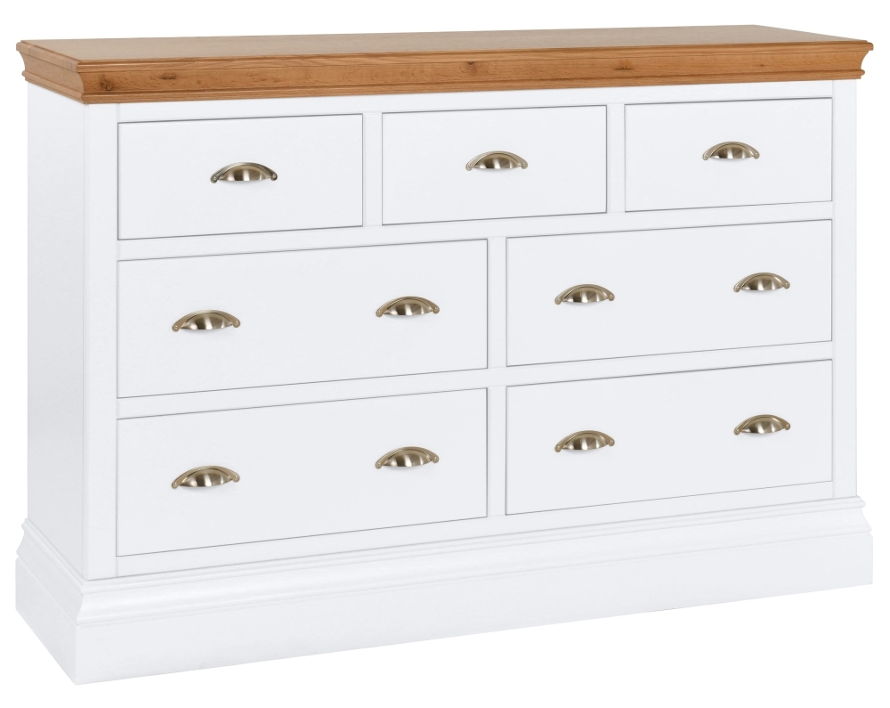 Lundy Bluestar Painted 3 Over 4 Drawer Chest