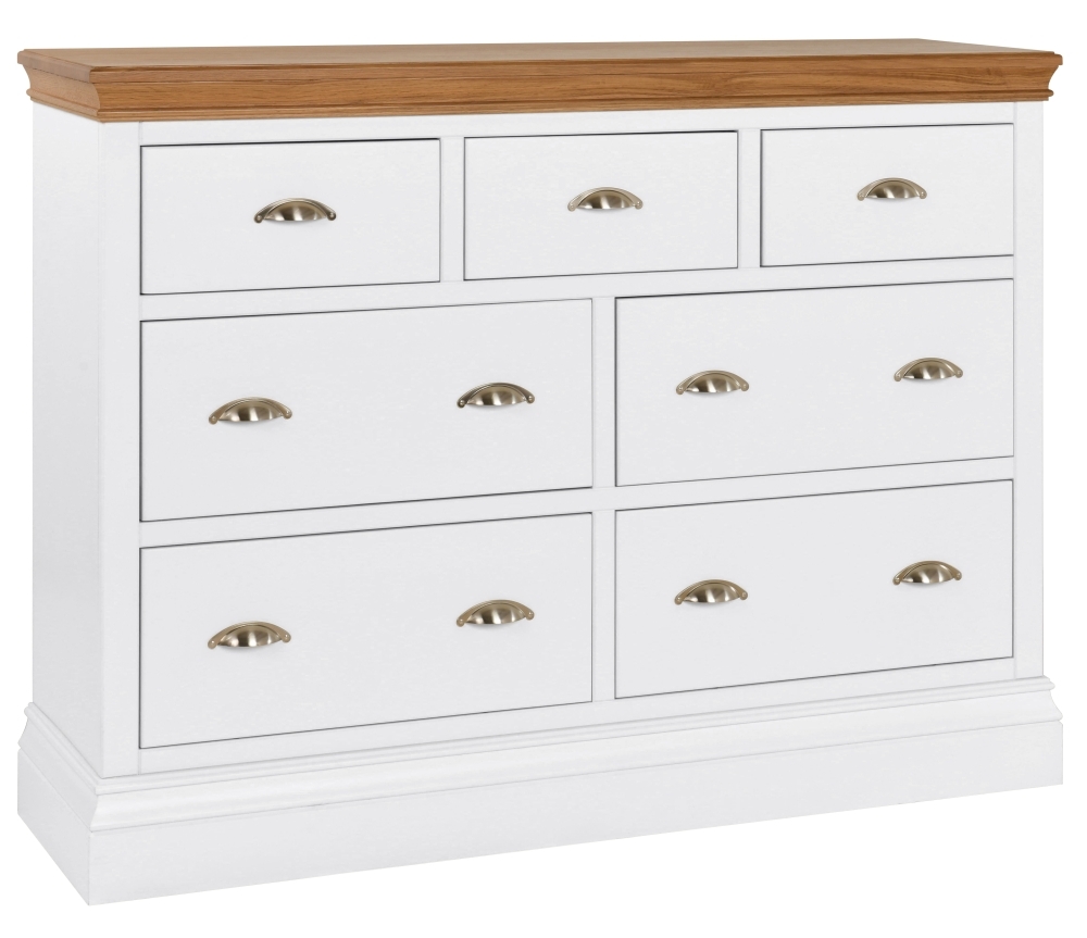 Lundy Bluestar Painted 3 Over 4 Drawer Jumper Chest