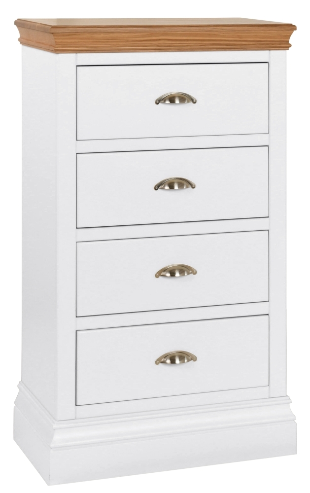 Lundy Bluestar Painted 4 Drawer Wellington Chest