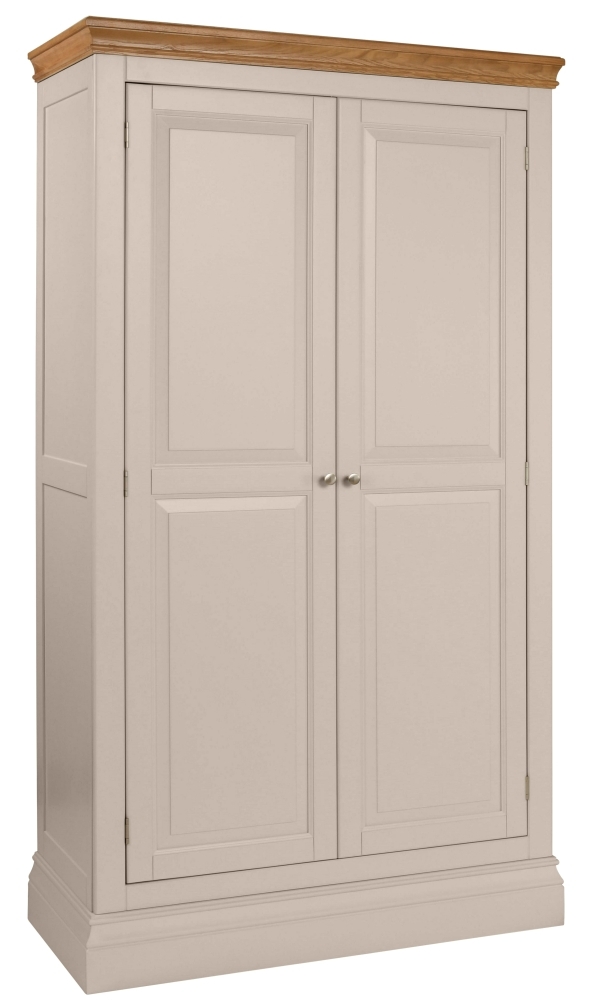 Lundy Cobblestone Painted 2 Door Ladies Wardrobe