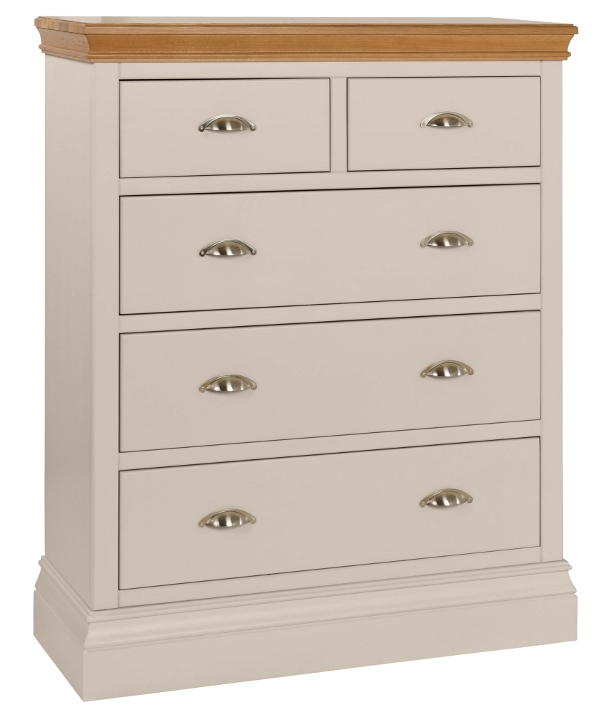 Lundy Cobblestone Painted 3 2 Drawer Chest