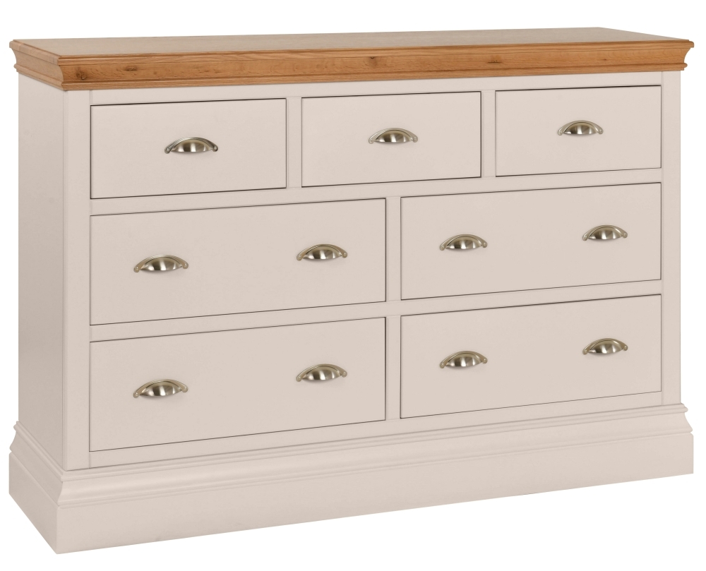 Lundy Cobblestone Painted 3 Over 4 Drawer Chest