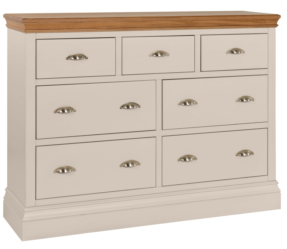 Lundy Cobblestone Painted 3 Over 4 Drawer Jumper Chest