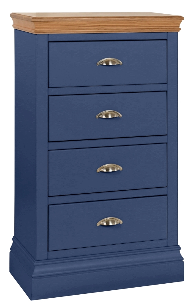 Lundy Electric Painted 4 Drawer Wellington Chest
