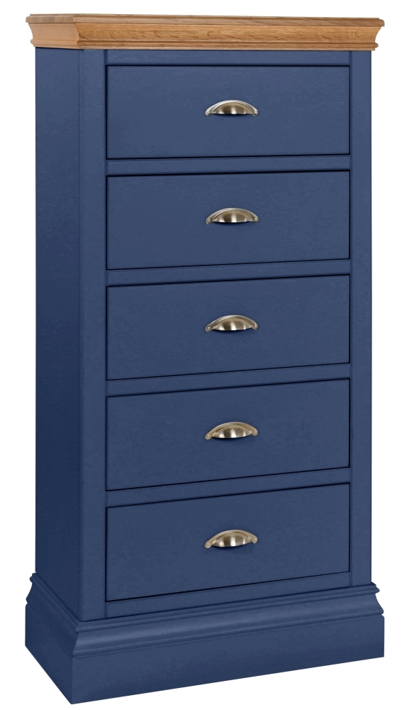 Lundy Electric Painted 5 Drawer Wellington Chest