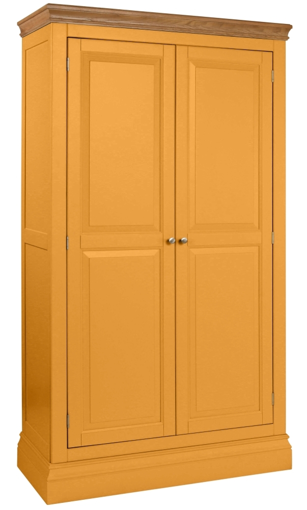 Lundy Honeycomb Painted 2 Door Ladies Wardrobe