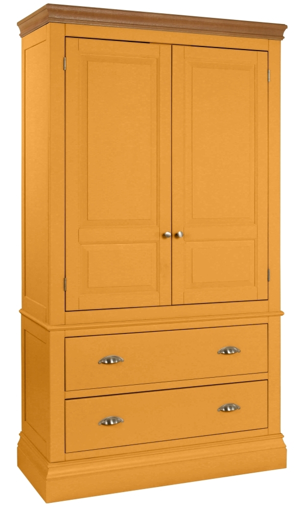 Lundy Honeycomb Painted 2 Door Wardrobe