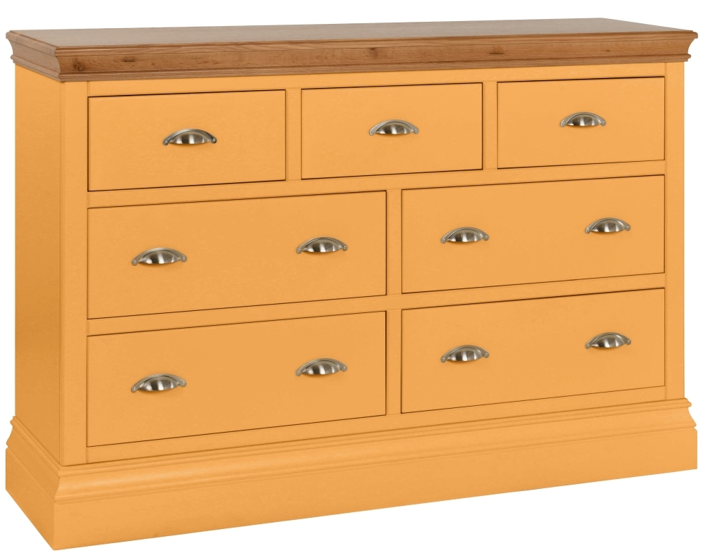 Lundy Honeycomb Painted 3 Over 4 Drawer Chest