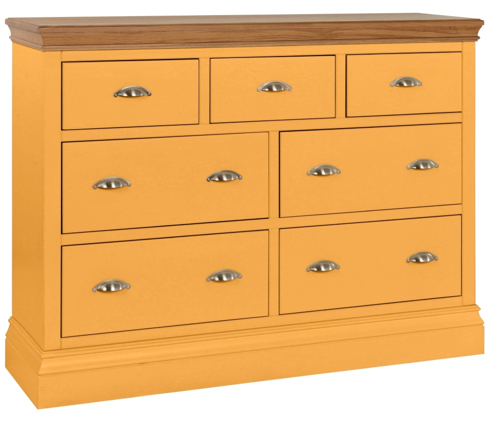 Lundy Honeycomb Painted 3 Over 4 Drawer Jumper Chest