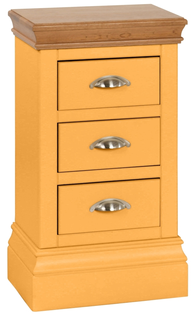 Lundy Honeycomb Painted Compact Bedside Cabinet