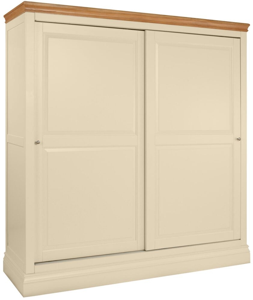 Lundy Ivory Painted 2 Door Sliding Wardrobe