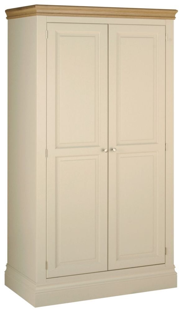 Lundy Ivory Painted 2 Door Ladies Wardrobe