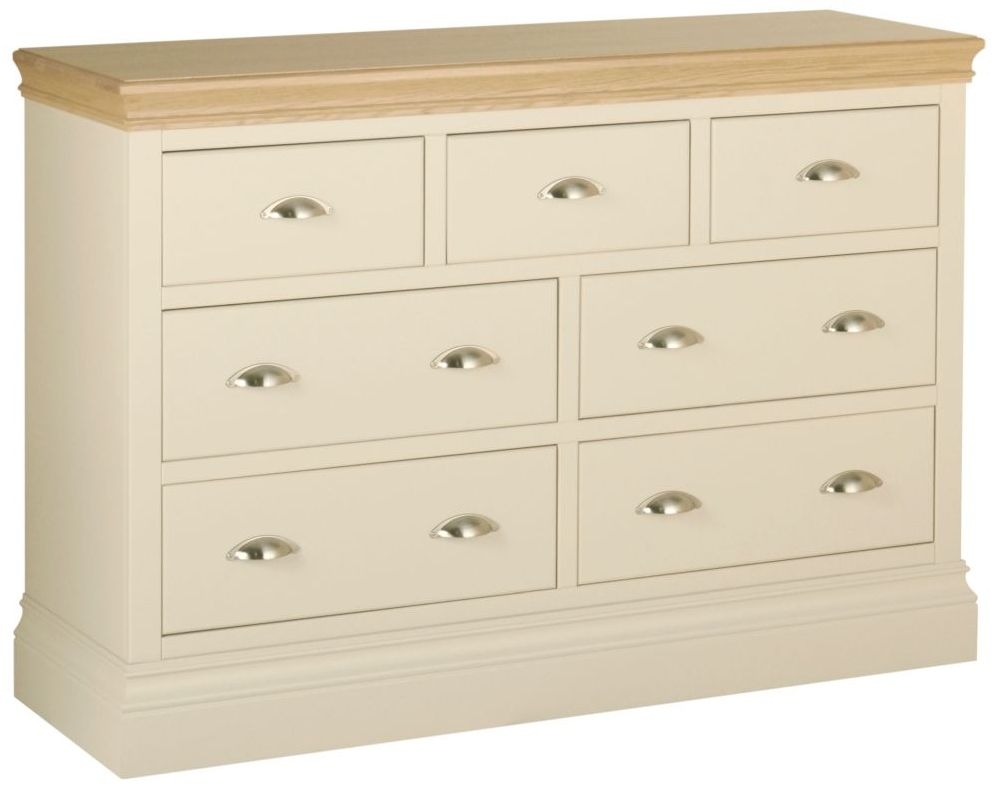 Lundy Ivory Painted 3 Over 4 Drawer Chest