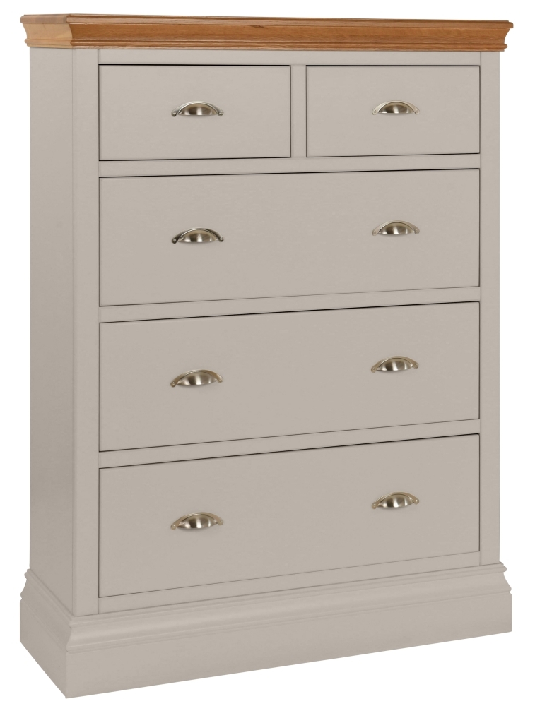 Lundy Moon Grey Painted 3 2 Drawer Jumper Chest