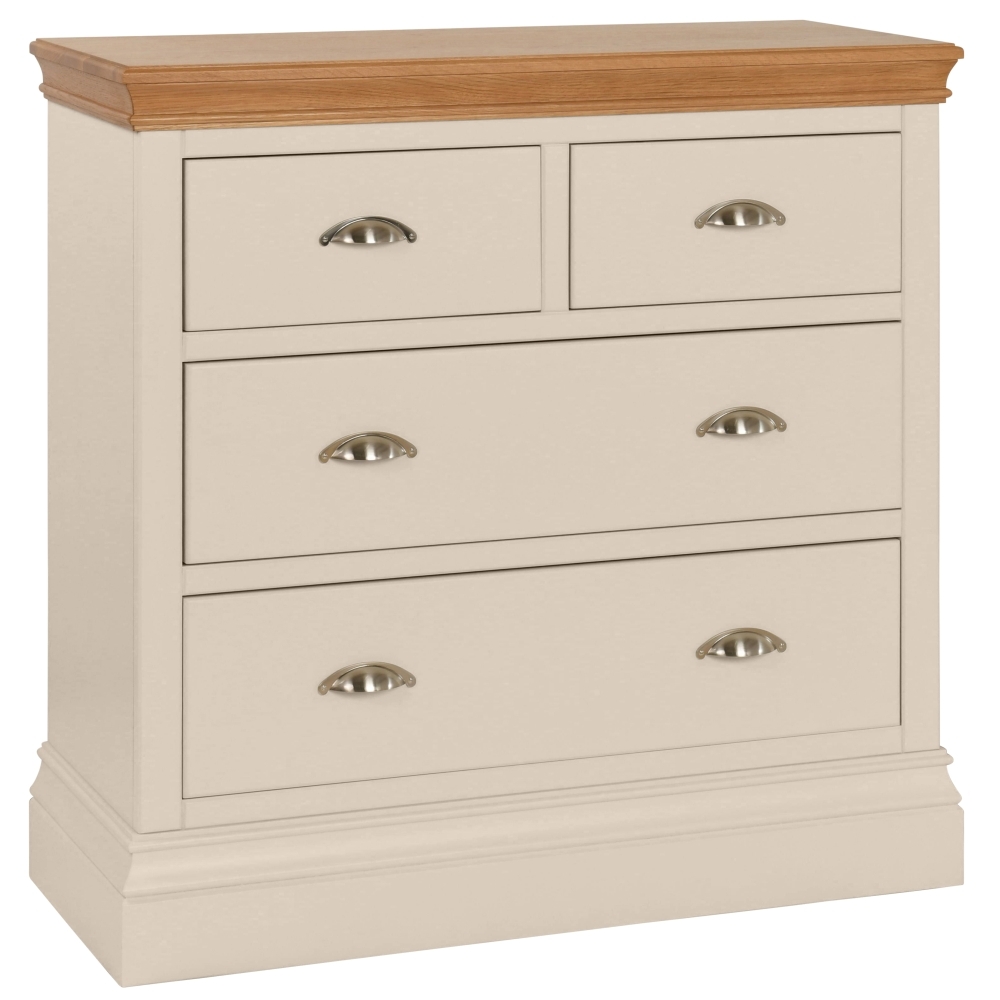 Lundy Old Lace Painted 2 2 Drawer Chest