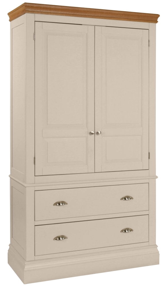Lundy Old Lace Painted 2 Door Wardrobe