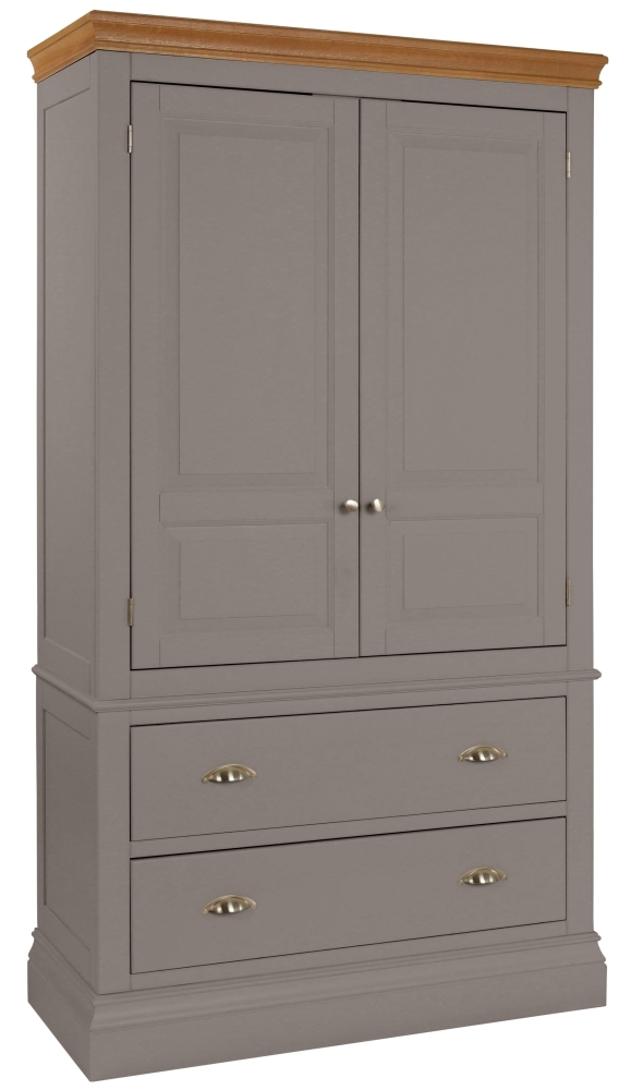 Lundy Slate Painted 2 Door Wardrobe