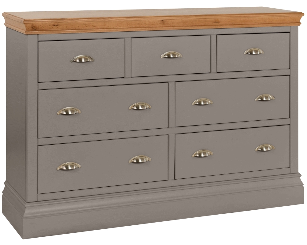 Lundy Slate Painted 3 Over 4 Drawer Chest