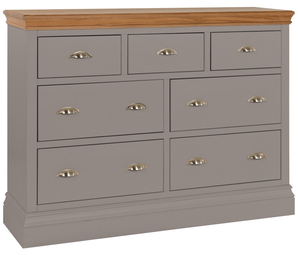 Lundy Slate Painted 3 Over 4 Drawer Jumper Chest