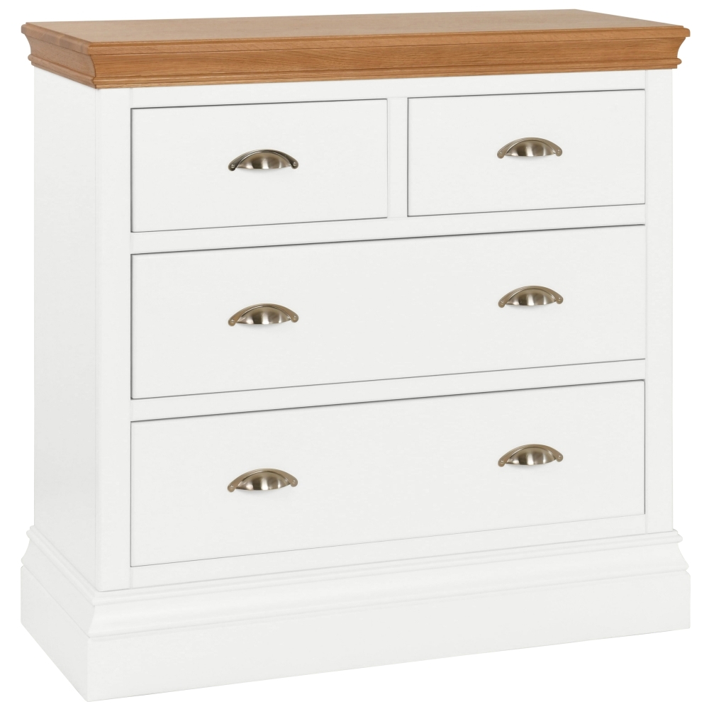 Lundy White Painted 2 2 Drawer Chest