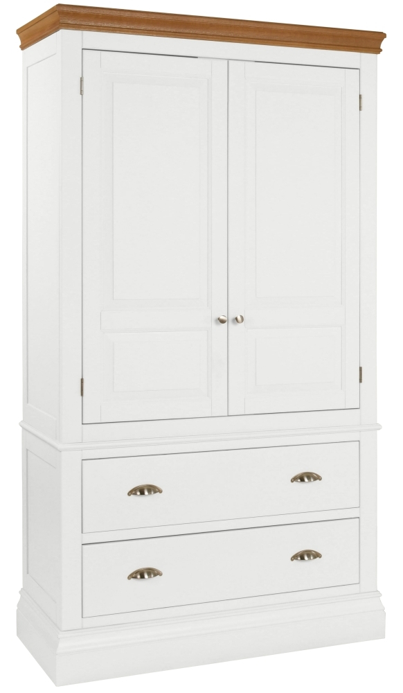 Lundy White Painted 2 Door Wardrobe