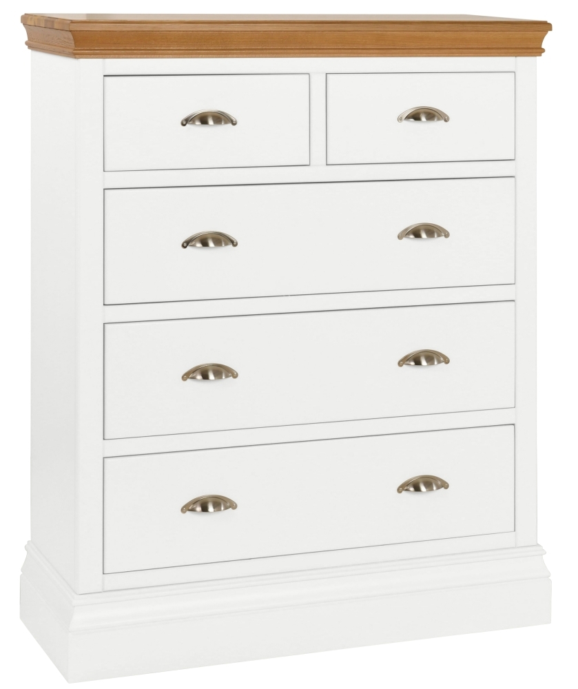Lundy White Painted 3 2 Drawer Chest