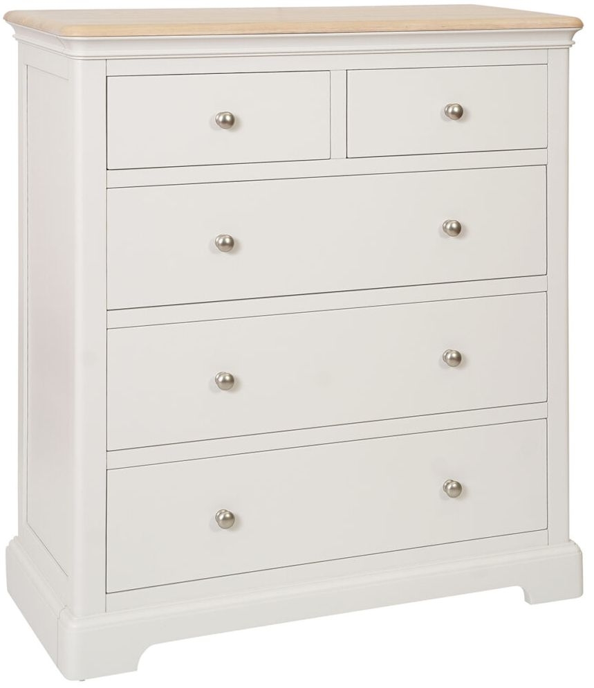 Lydford Grey Mist Painted 3 2 Drawer Chest