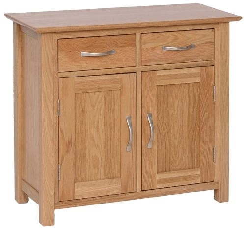 New Oak 2 Door Small Sideboard