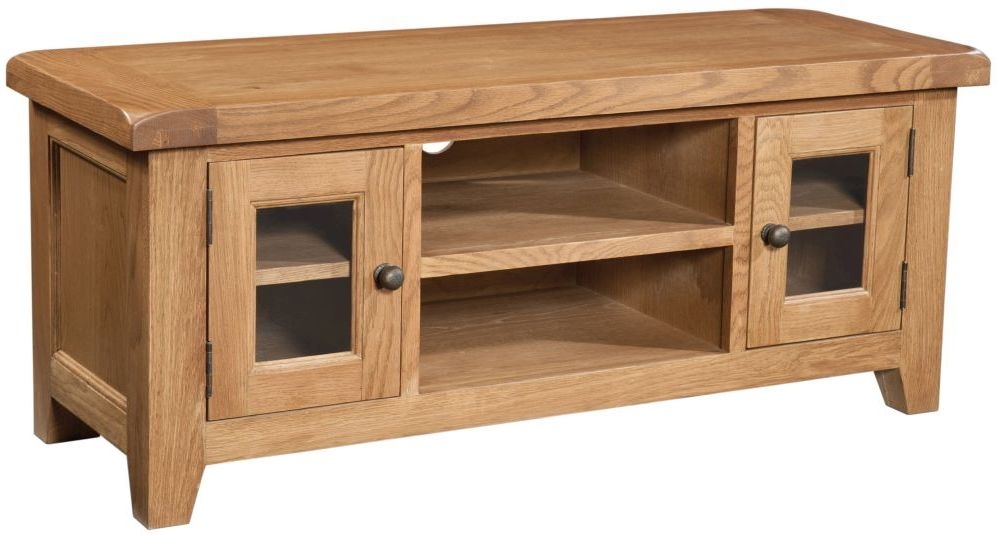 Somerset Oak Large Tv Unit