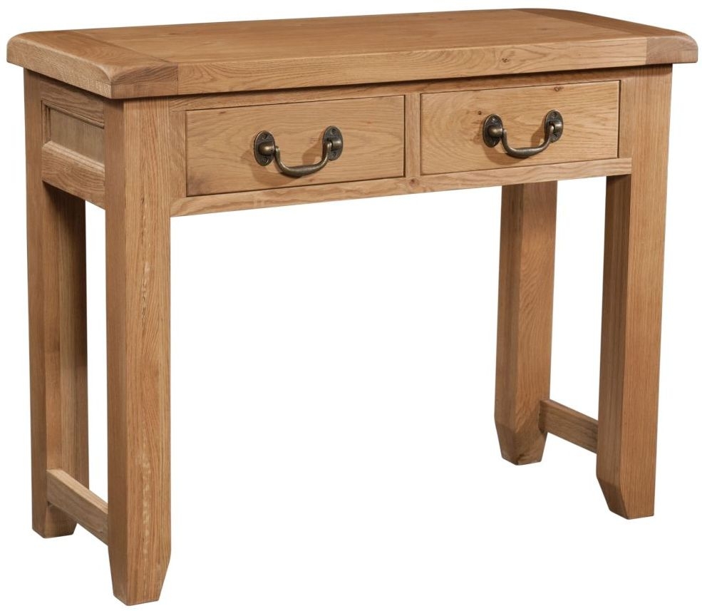 Somerset Oak Large Console Table