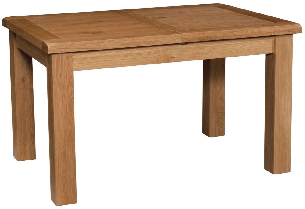 Devonshire Somerset Oak 2 Leaf Extending Dining Table