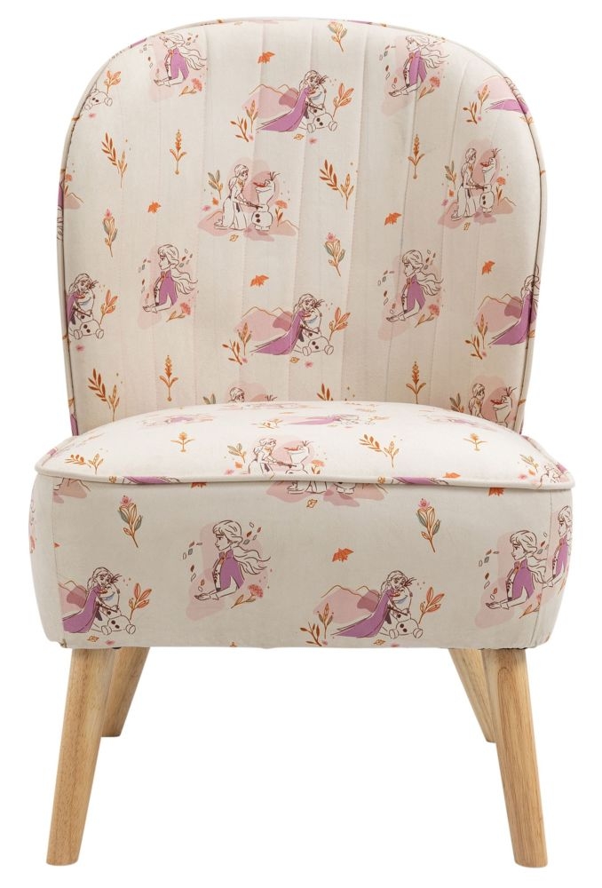Disney Frozen White Fabric Accent Chair