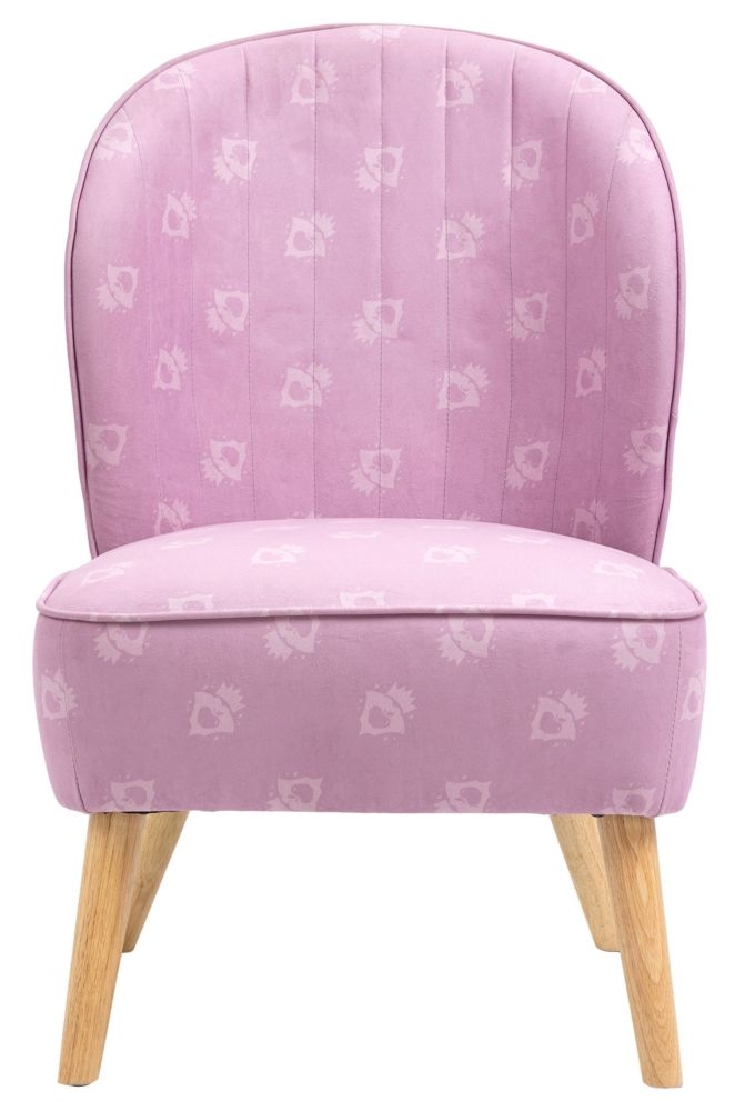 Disney Snow White Pink Fabric Accent Chair