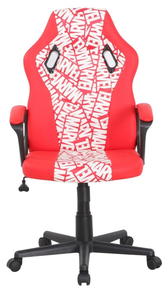 Disney Marvel Red Faux Leather Gaming Chair