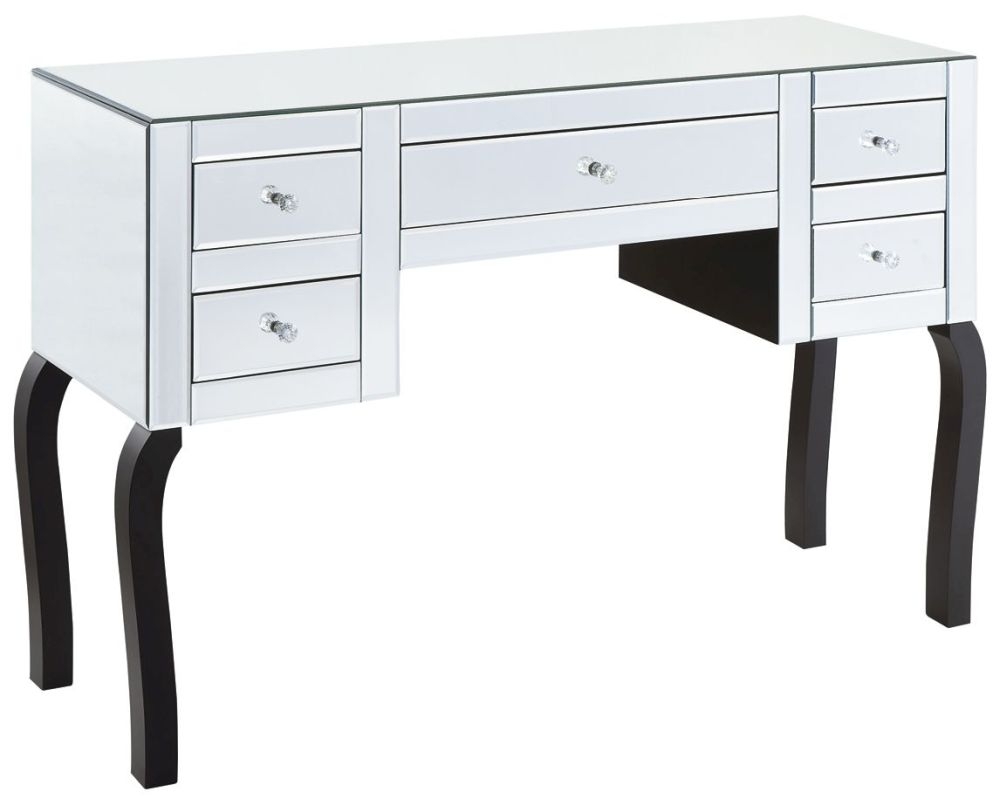Avalon Mirrored 5 Drawer Dressing Table