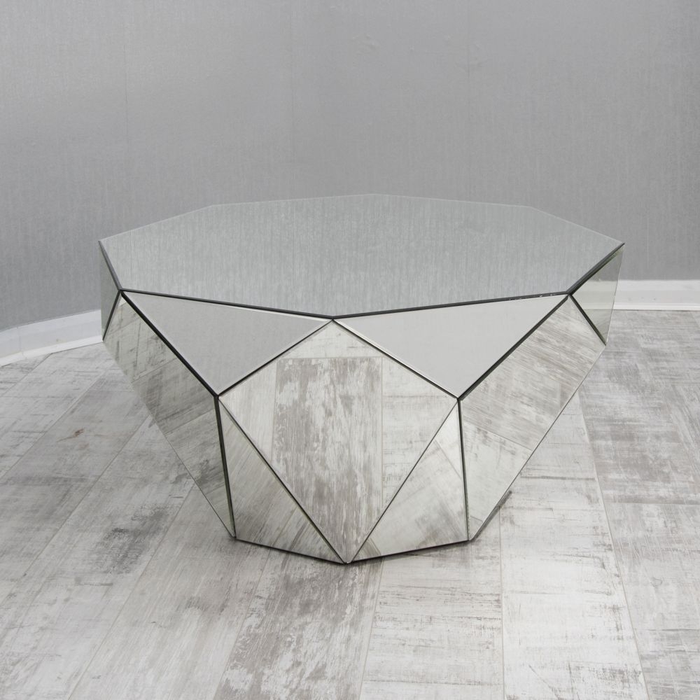 Avalon Mirrored Coffee Table