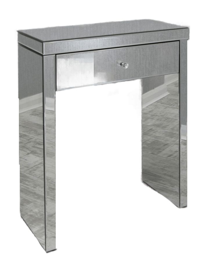 Avalon Mirrored 1 Drawer Bedside Cabinet