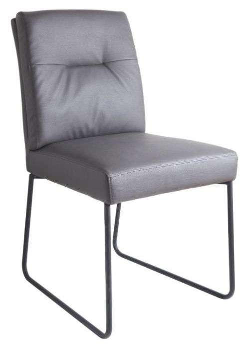 Diaz Grey Faux Leather Dining Chair Sold In Pairs