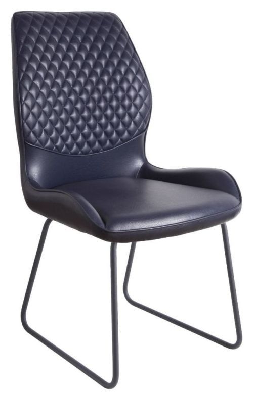 Dowell Black Faux Leather Dining Chair Sold In Pairs