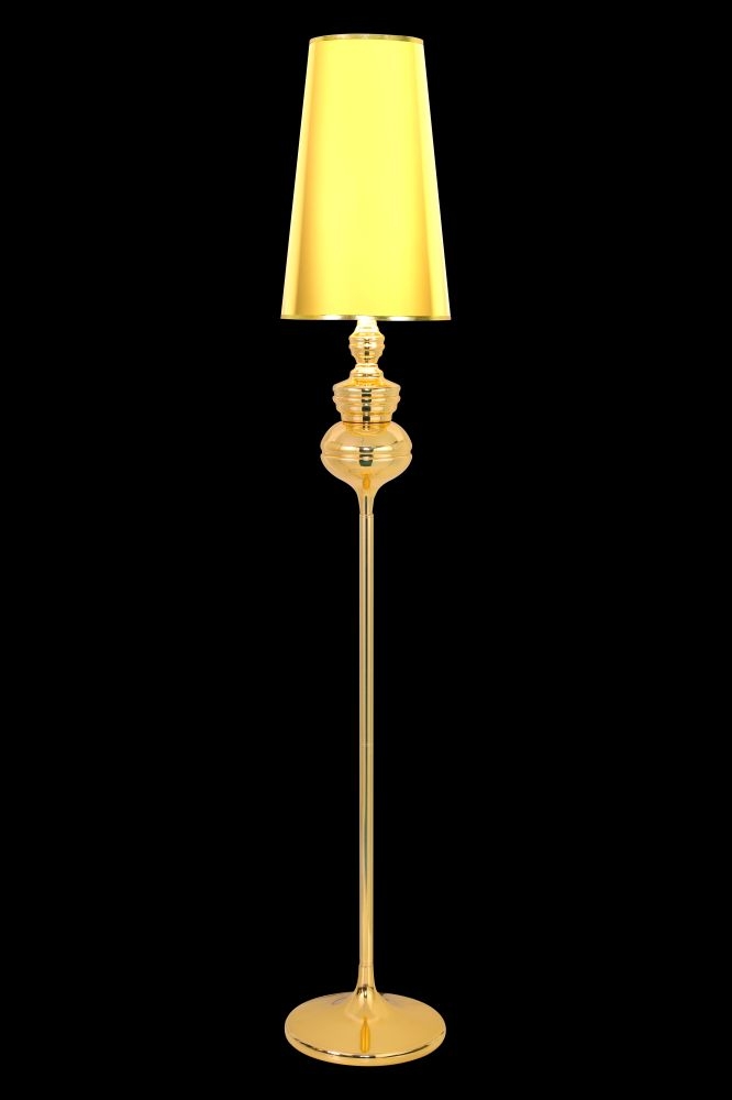 Nixa Gold Floor Lamp